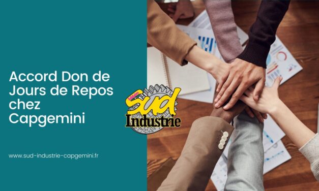 Accord Don de Jours de Repos chez Capgemini