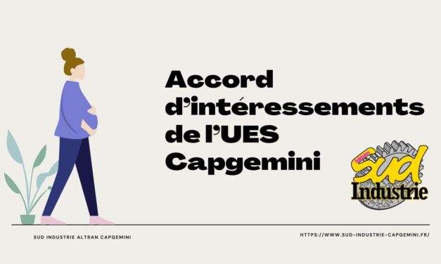 Accord d’intéressement de l’UES Capgemini – Salaire Capgemini