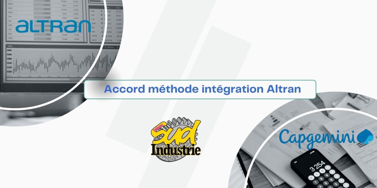 Accord de méthode en vue de la conclusion d’un accord de configuration de l’UES Capgemini et des négociations portant sur l’harmonisation progressive des statuts
