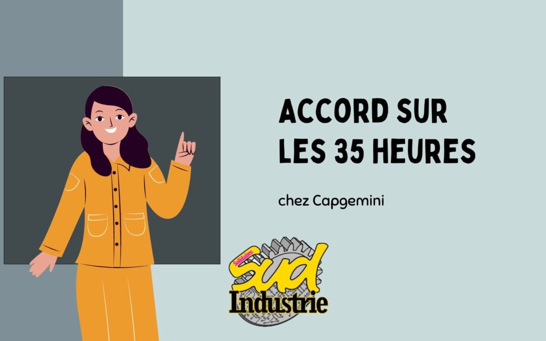 Accord sur les 35 heures chez Capgemini