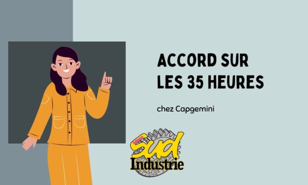 Accord sur les 35 heures chez Capgemini
