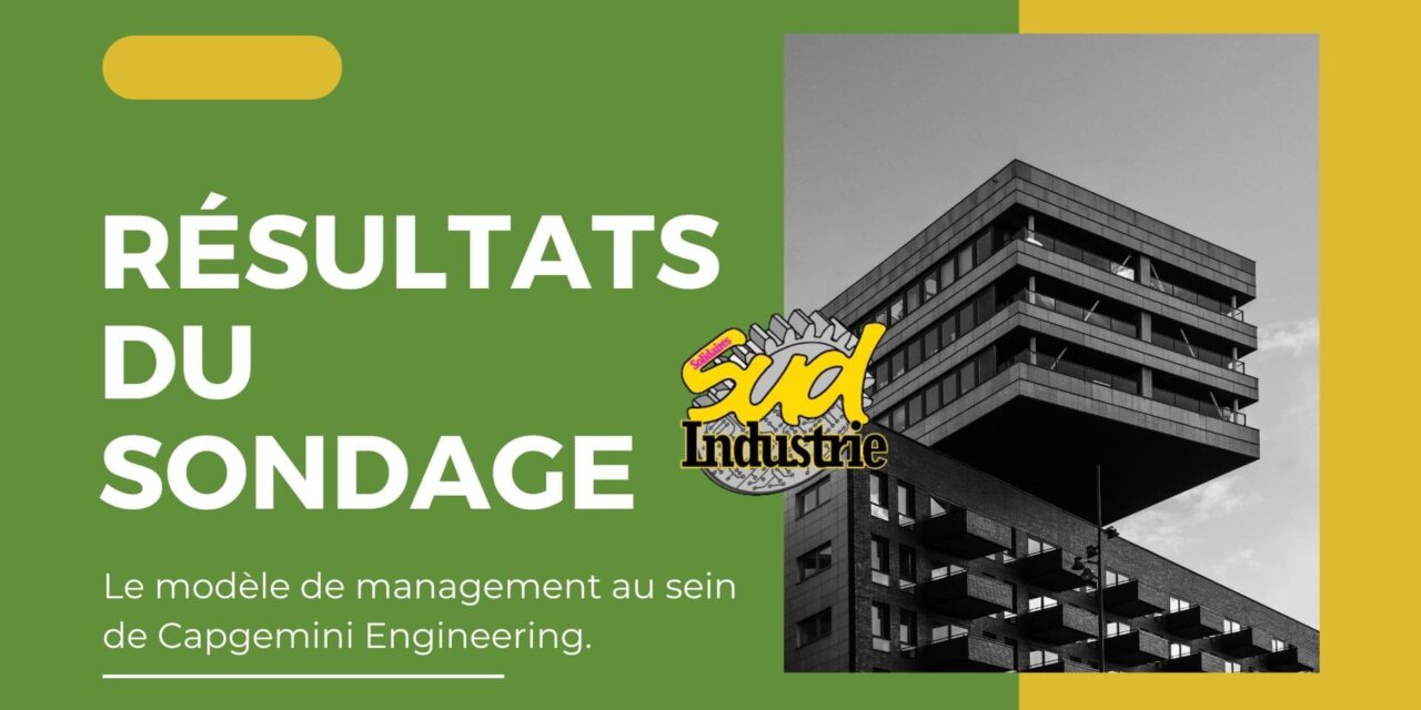 Résultats du sondage concernant les problèmes découlant du management, ainsi que ceux liés aux missions proposées et des méthodes de traitement associées.