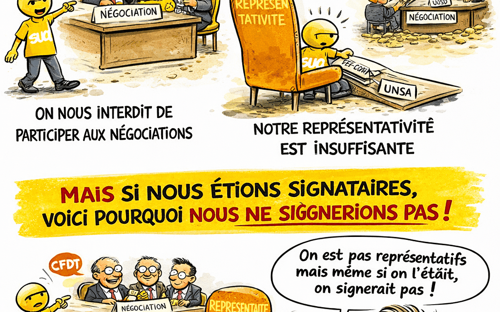 SUD n&rsquo;a pas signé. Et ne signera pas. Voici pourquoi.