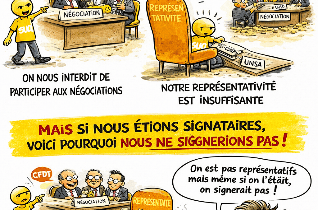 SUD n&rsquo;a pas signé. Et ne signera pas. Voici pourquoi.