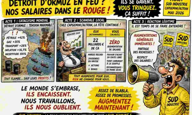 ORMUZ BRÛLE… VOTRE POUVOIR D&rsquo;ACHAT AUSSI…