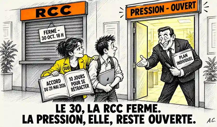 Le 30, la RCC ferme. La pression, elle, reste ouverte